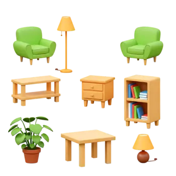 الأثاث والمستلزمات